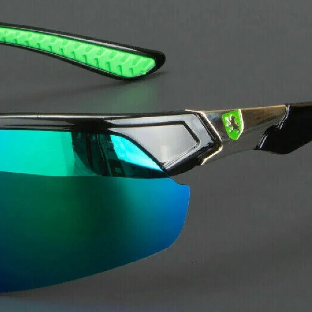 new Khan-brand Men's Polarized HD Sport Wrap-Around Sunglasses